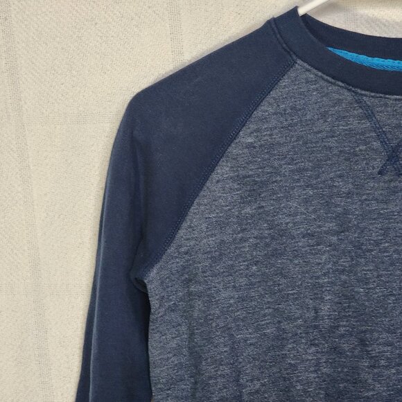 Athletic Works Blue Cove Heather Cotton Poly Crewneck Boys Sweatshirt Size M 8 - Picture 7 of 16